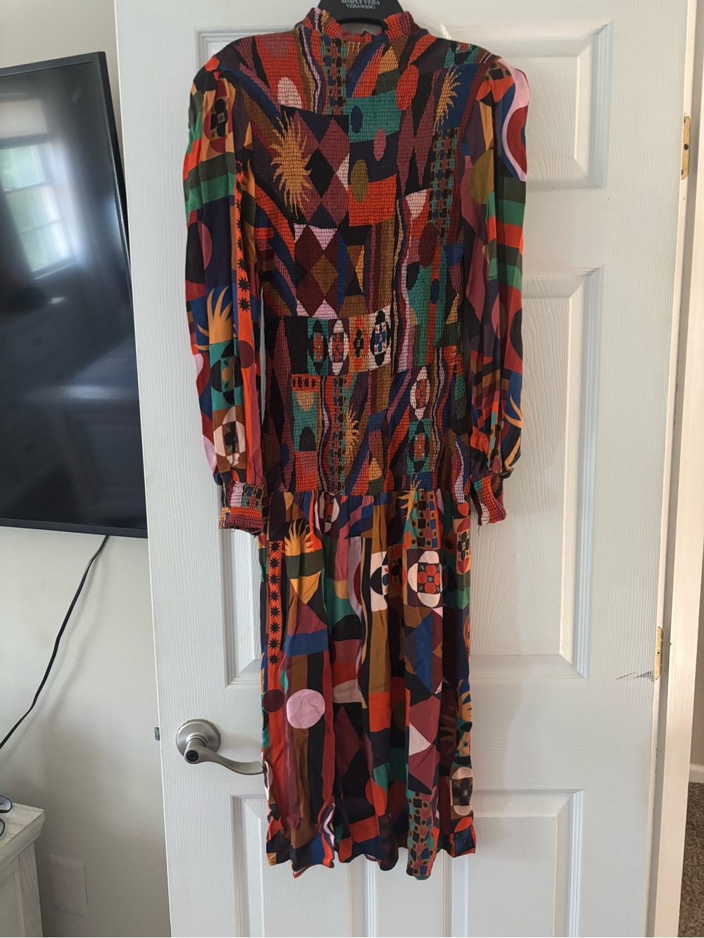 FARM Rio Multicolor Geometric Midi Dress - Picture 4 of 5